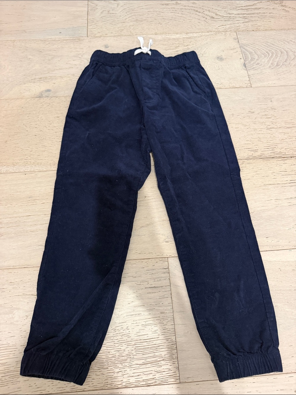 Janie and Jack Navy Corduroy Jogger Pants